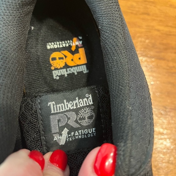 Timberland Womens Pro Radius Gray Purple Safety Shoes size 6.5 - Picture 7 of 11